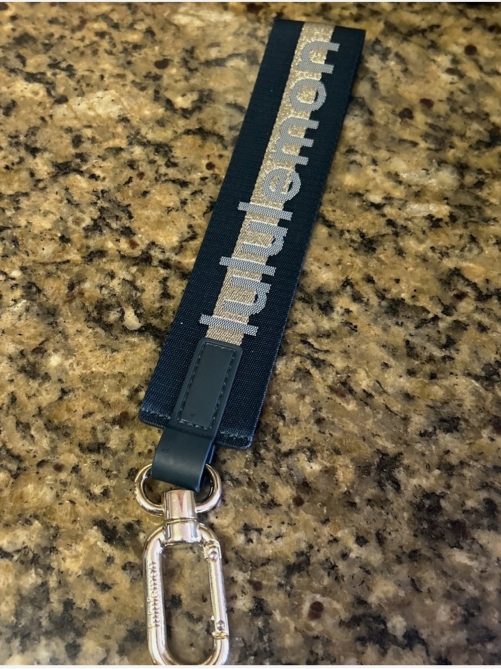 Lululemon Webbing Key Strap with Gold Hardware - Picture 2 of 5